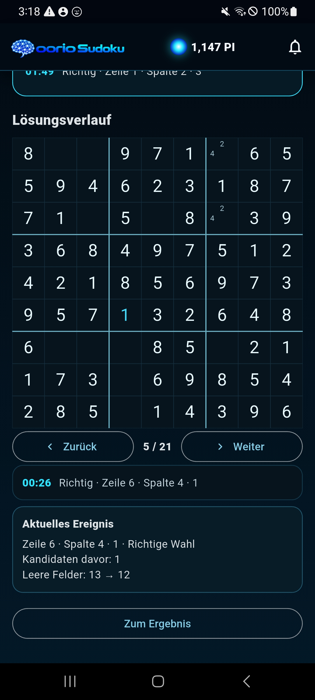 REVIEW THE ENTIRE SOLVE