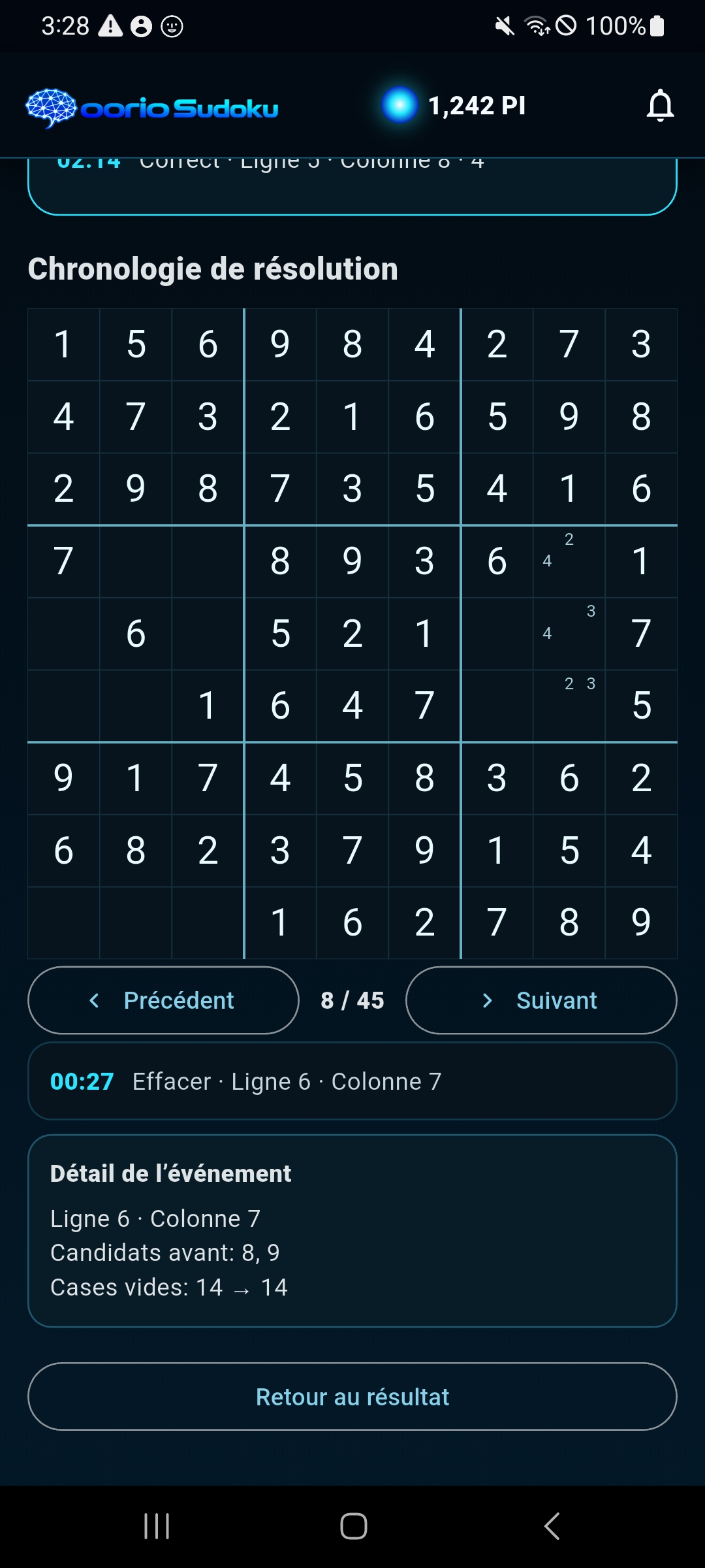 REVIEW THE ENTIRE SOLVE
